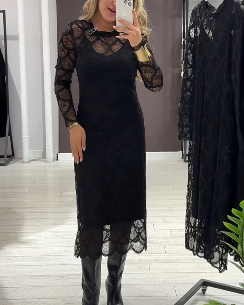 Ensemble Cover Up &amp; Robe Cami Dentelle