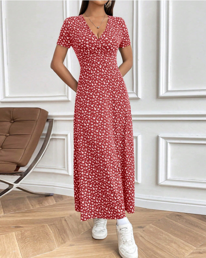 Robe Sexy Élégante Imprimée