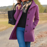 Rose | Manteau à bouton