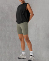 Gilet Sans Manches Col Rond Sport
