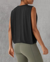 Gilet Sans Manches Col Rond Sport