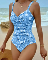 Maillot De Bain Une Pièce Débardeur Imprimé