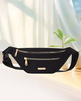 Sac à bandoulière simple de couleur unie sur le devant