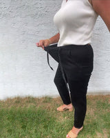 Pantalon Uni Décontracté Extensible