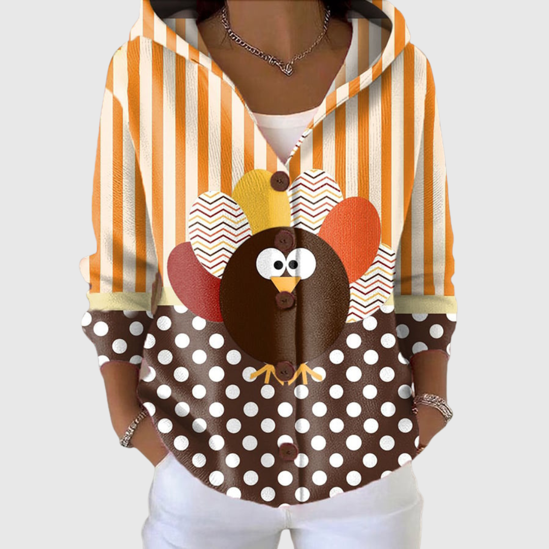 Elisabeth | Cardigan en tricot confortable avec capuche