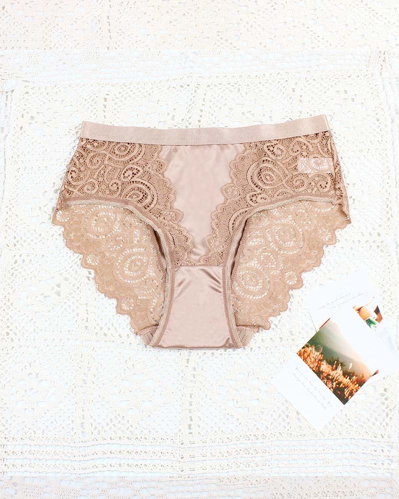 Set De Culottes Femme À Taille Haute En Couleurs Contrastées