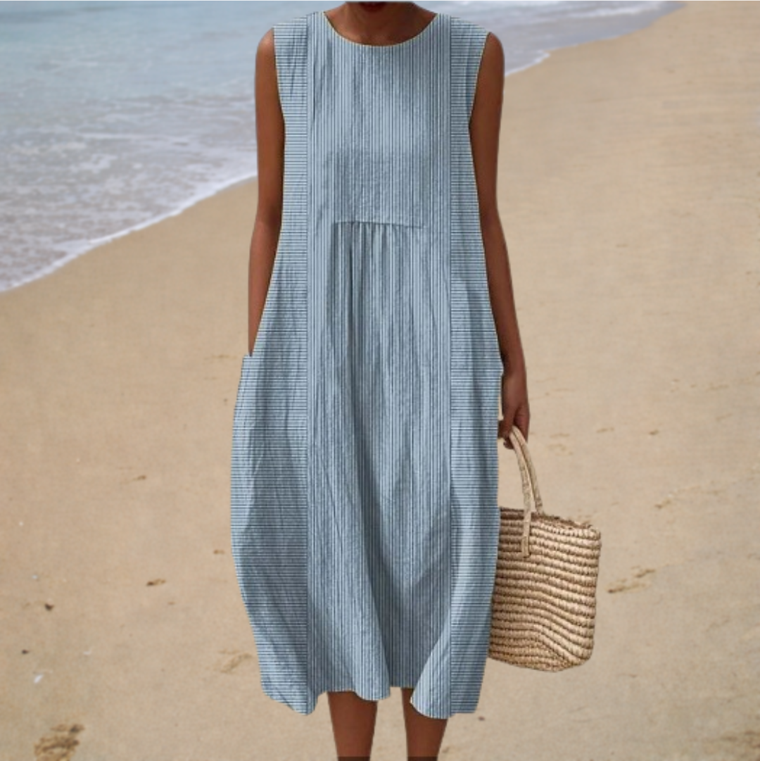 Robe d’Été Confortable Sans Manches
