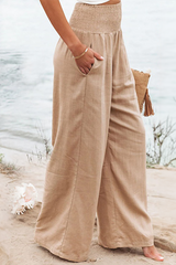 Angela | Pantalon palazzo taille haute pour femme