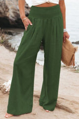 Angela | Pantalon palazzo taille haute pour femme