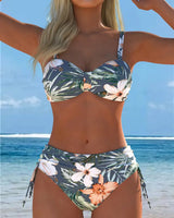 Bikini Deux-Pièces Imprimé – Élégant