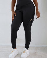 Pantalon taille haute avec poche et séchage rapide