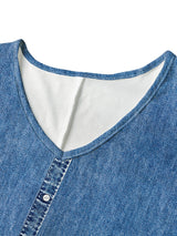 Léontine | Robe en denim rétro