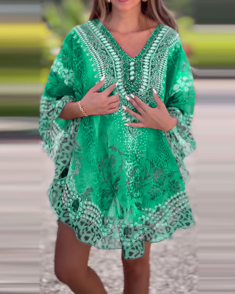 Blouse Imprimé Ethnique