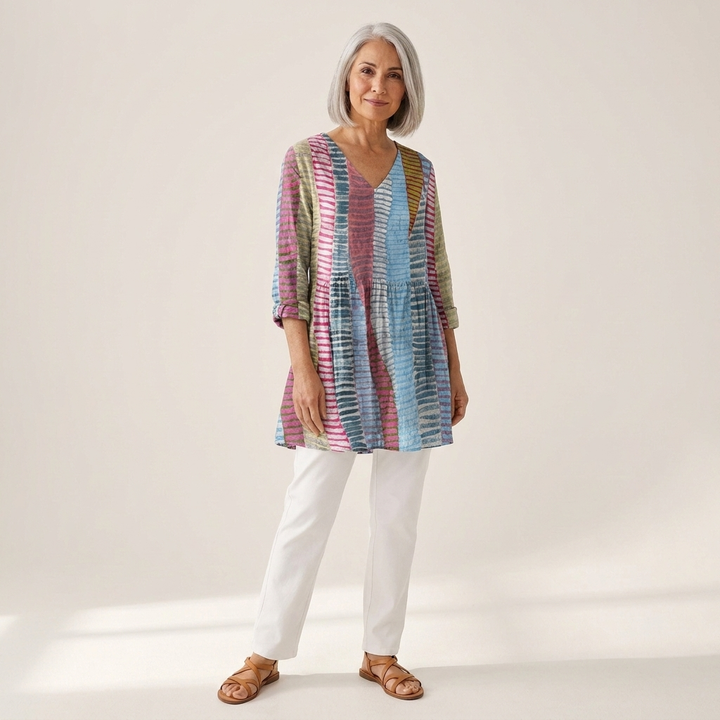 Noa - Blouse longue imprimée