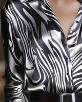Chemise Imprimée Élégante Et Tendance
