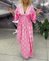 Robe Ample Imprimé Vacances Taille Maxi