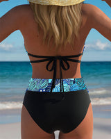 Bikini Sexy Dos Nu Soutien-Gorge Imprimé