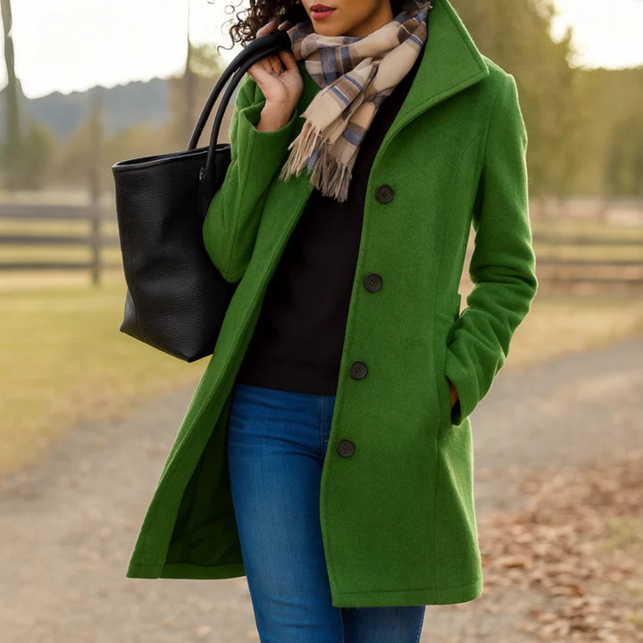 Rose | Manteau à bouton