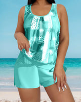 Ensemble de maillot de bain tankini imprimé coco