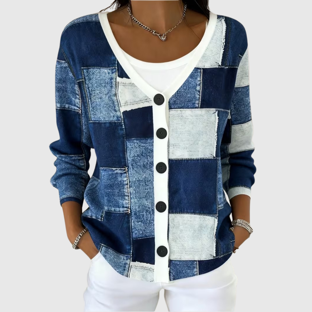 Viktoria | Cardigan en tricot confortable avec boutons