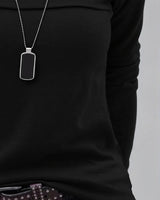 Haut Slim Fit Plissé Manches Longues