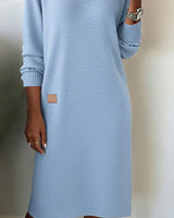 Robe Pull Col En V Élégante