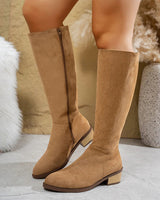 Bottes Hautes À La Mode Pour Femmes