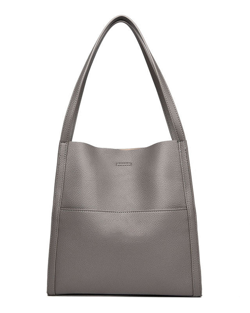 Sac à bandoulière simple de couleur unie