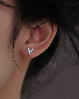 Boucles d'oreilles étoile en argent massif
