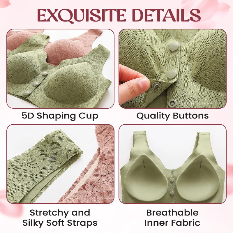 Soutien-Gorge En Dentelle À Fermeture Frontale Et Couverture Intégrale Zero Feel