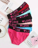 Culotte Imprimé Cœur Taille Basse