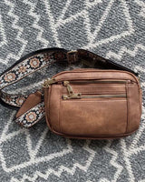Sac bandoulière zippé multifonctionnel