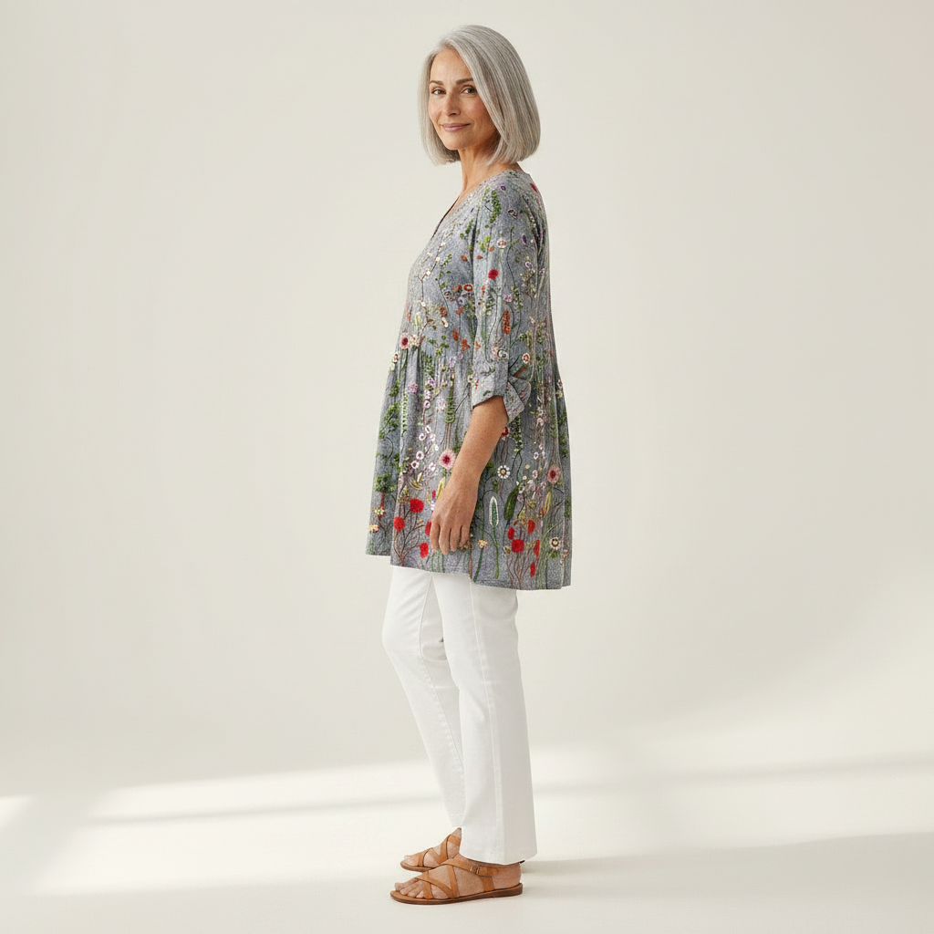 Sloane - Blouse longue imprimée