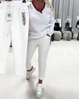 Pantalon Mode Élastique Cordon