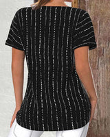 T-shirt décontracté imprimé col rond