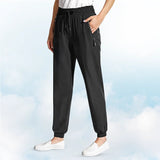 Pantalon Femme Ultra Élasticité Soie Glacée Confort Décontracté