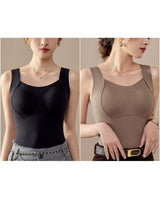 Bra Femmes Maillots De Corps Thermiques Avec Intégré