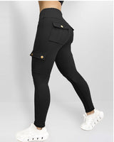 Pantalon taille haute avec poche et séchage rapide