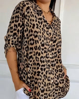 Blouses De Mode À Imprimé Léopard