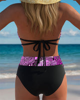 Bikini Sexy Dos Nu Soutien-Gorge Imprimé