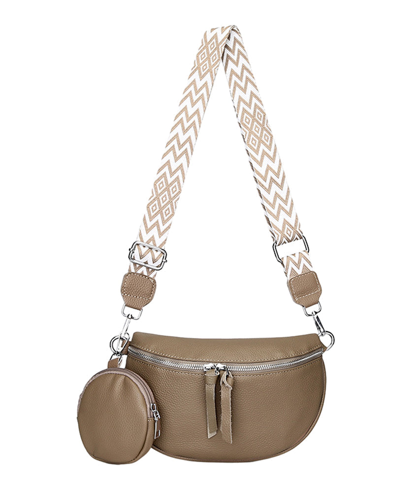 Sac à bandoulière en cuir pour femme