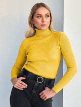 Solene | Pull col roulé classique pour femme