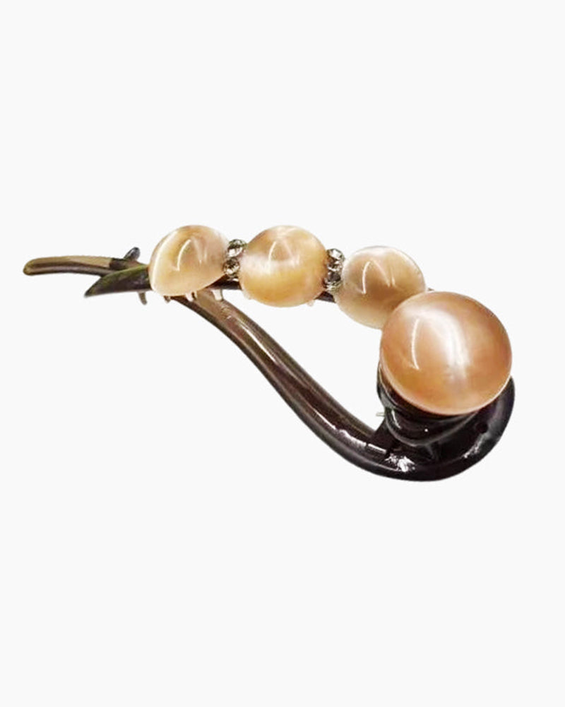 Barrette Élégante Pour Coiffures Vers L’Arrière
