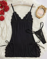 Lingerie Sexy Profond Décolleté En V