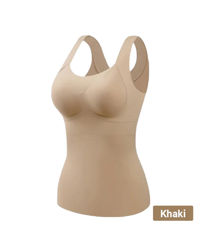 Bra Femmes Maillots De Corps Thermiques Avec Intégré