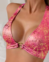Bikini Boucle Métal Design