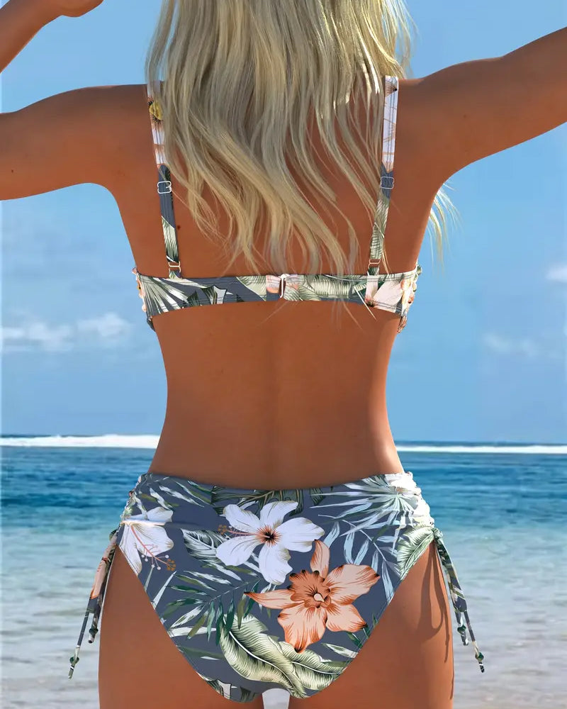 Bikini Deux-Pièces Imprimé – Élégant