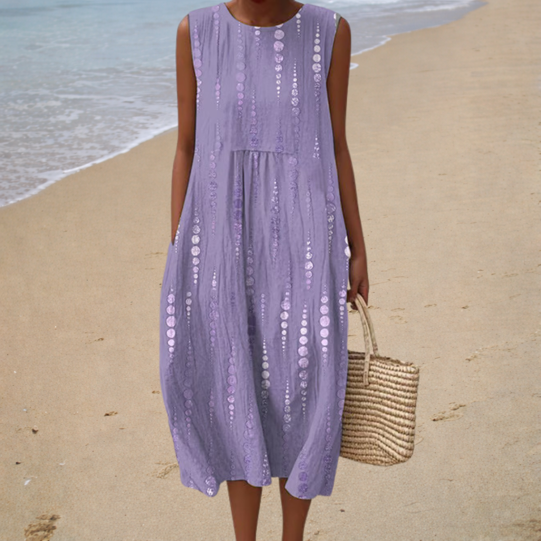 Robe d’Été Confortable Sans Manches