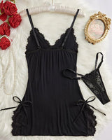 Lingerie Sexy Profond Décolleté En V