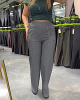 Pantalon Large Tendance Et Décontracté